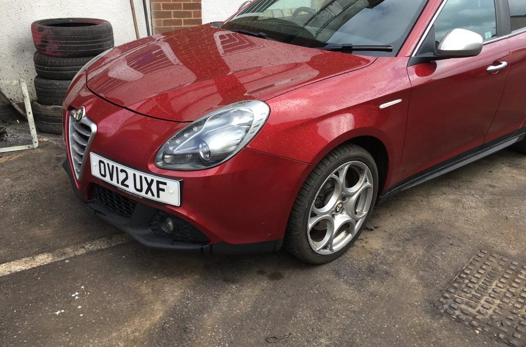 Beautiful Alfa with ugly wheels