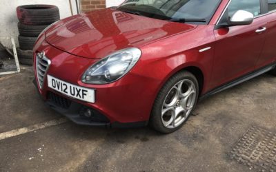 Beautiful Alfa with ugly wheels